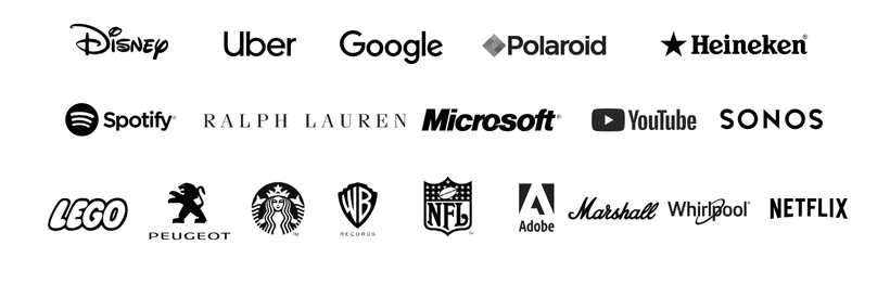 Some of the brands we have worked with